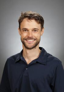White man with black shirt